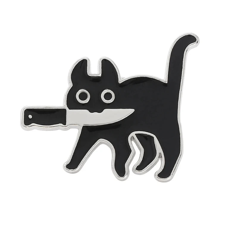 Cat with Knife