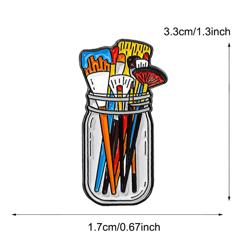 Colored Painting Brush