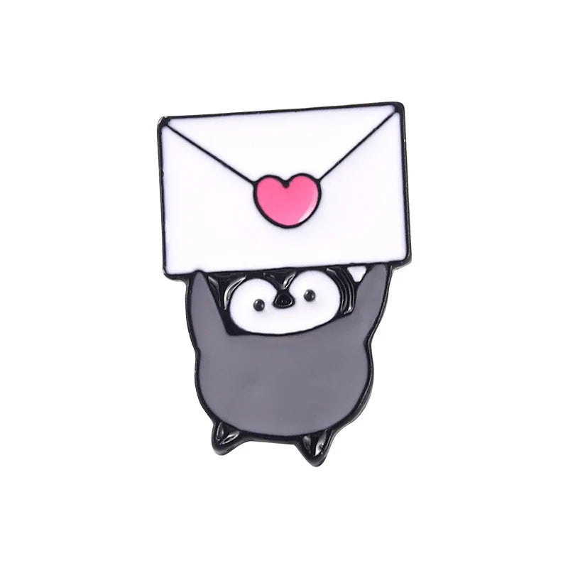 Fluffy Penguin lettering