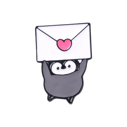 Fluffy Penguin lettering