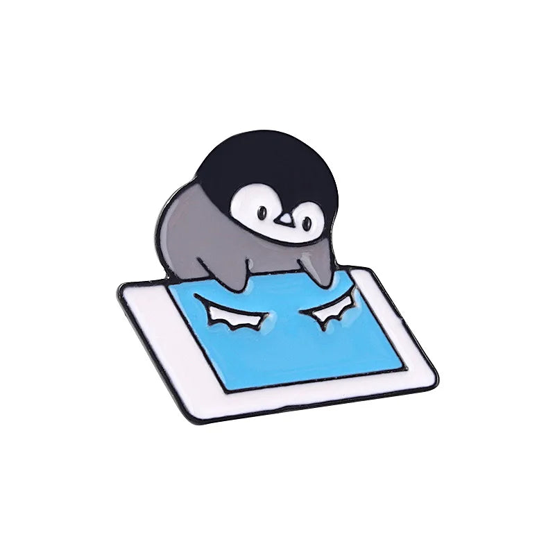 Fluffy Penguin lettering
